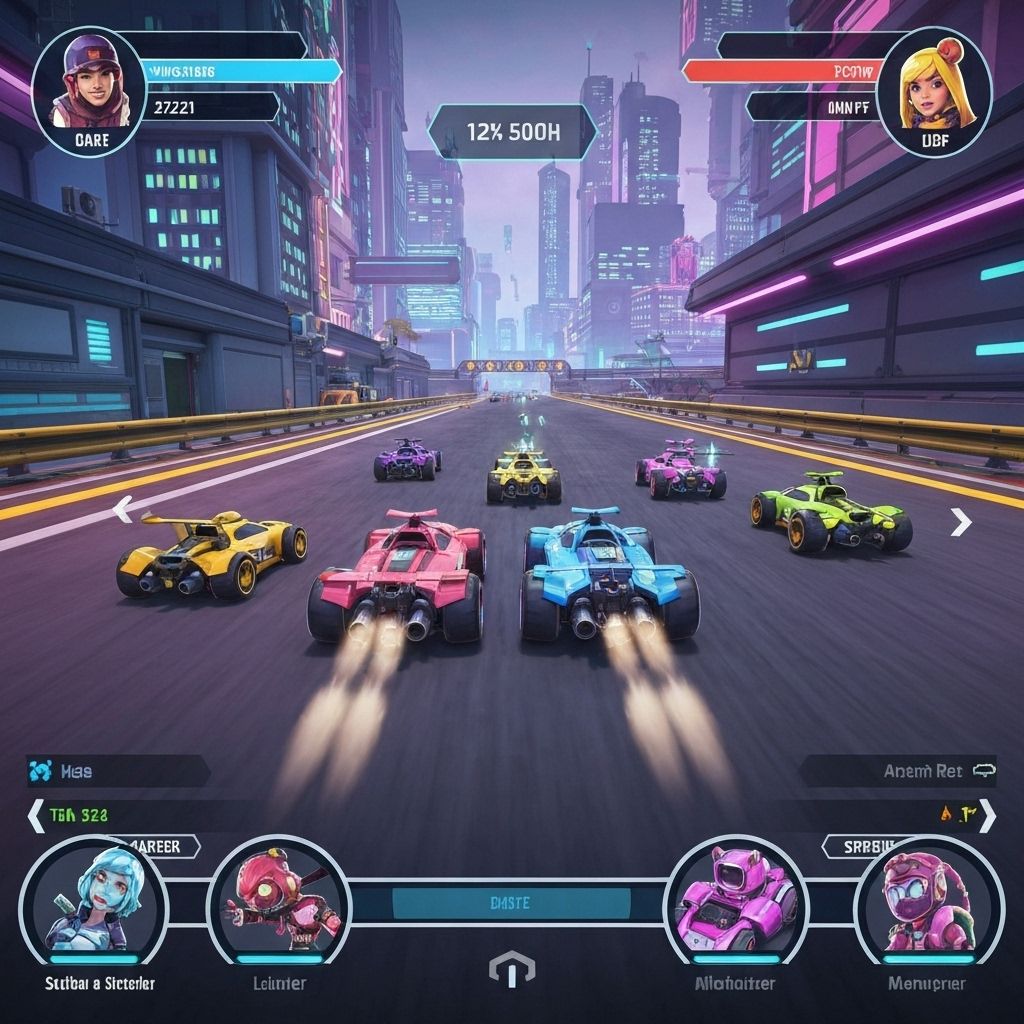 Racing game
